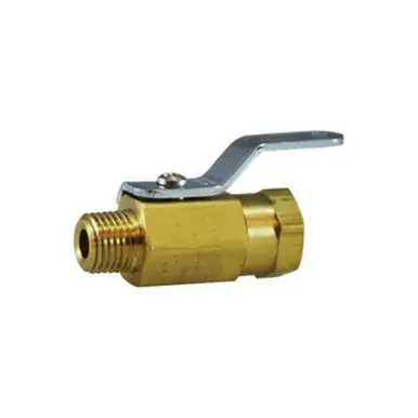 Midland Industries 46903 - Miniature Ball Valve, 1/4" Nominal, MPT x FPT, 1000 psi WOG Pressure,