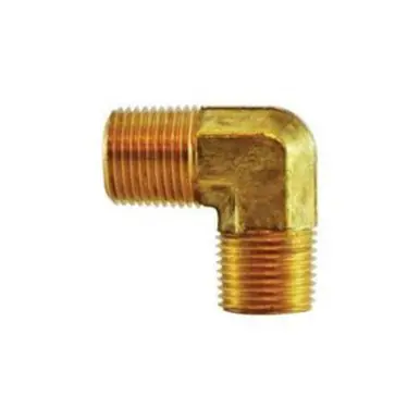 Midland Industries 706230-02 - 90° Pipe Elbow, 1/8" NPT(M)F x 1/8" NPT(M)F, Brass