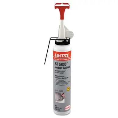 LOCTITE 743913 Instant Gasket, 190ml Power Can, Black (6pk)