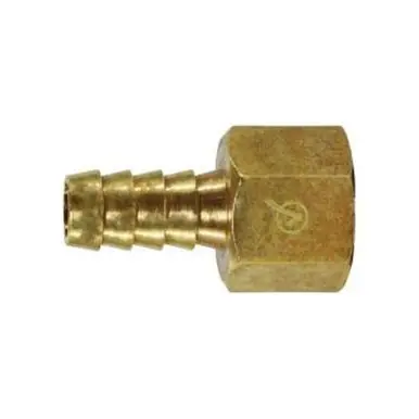 Midland Industries 707002-0506 - Rigid Adapter, 5/16" Hose Barbed x 3/8" FIP, Brass