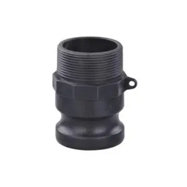 Midland Industries CGF-150-PP - Cam & Groove Adapter, 1-1/2" Type F x 1-1/2" NPT(M), Polypropylene