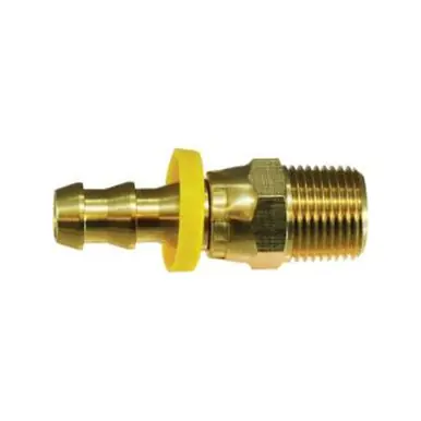 Midland Industries 30389 - Swivel Adapter, 1/2" Push-On Hose Barbed x 1/2" MIP, Brass