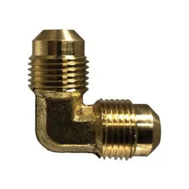 Midland Industries 704057-0806 - Reducing Elbow, 1/2" Male Flared x 3/8" Male Flared, Brass