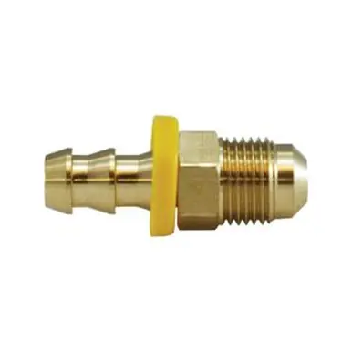 Midland Industries 30245 - Adapter, 1/2" Push-On Hose Barbed x 1/2" SAE 45° Male Flared, Brass
