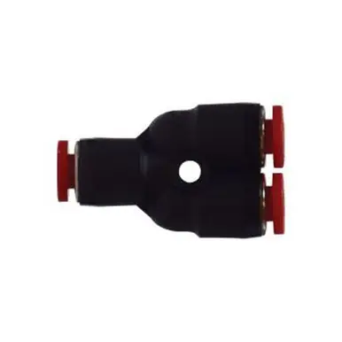Midland Industries 20814 - Union Wye Adapter, 6mm Push" Tube x 6mm Push" Tube x 6mm Push" Tube,