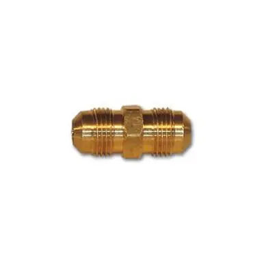 Midland Industries 242X3 - Union, 3/16" SAE 45° Flare x 3/16" SAE 45° Flare, Brass