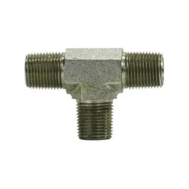 Midland Industries 560020 - Pipe Tee, 1-1/4" MPT x 1-1/4" MPT x 1-1/4" MPT, Steel