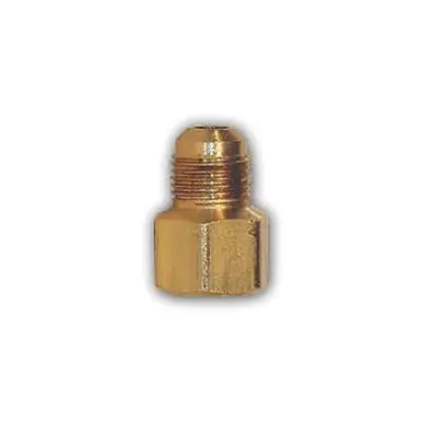 Midland Industries LF46-1012 - Adapter, 5/8" SAE 45° Male Flared x 3/4" FPT, Brass