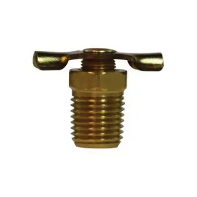 Midland Industries 46074 - Drain Cock, 1/8" Nominal Pipe, MIP, Brass Body