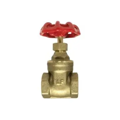 Midland Industries 940140LF - Gate Valve, 4" Nominal, FIP x FIP, 200 psi WOG Pressure, Brass Body