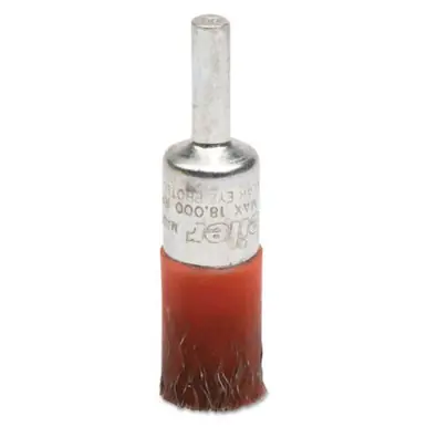 WEILER 35535 Polyflex HeavyDuty Crimped Wire Hollow End Brush 18000RPM 1/2"Dia