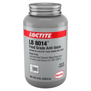 LOCTITE 1167237 Food Grade Anti-Seize, 8 oz Brush Top Can