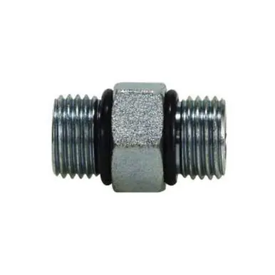 Midland Industries 6403O12 - Union Hex Nipple, 1-1/16" Male ORB x 1-1/16" Male ORB, Steel