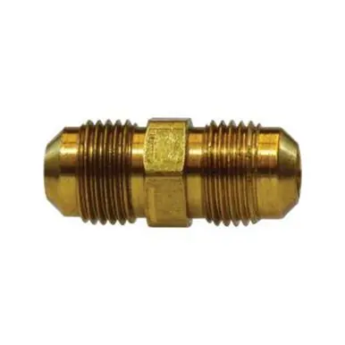 Midland Industries 10104 - Union, 1/8" Male Flared x 1/8" Male Flared, Brass