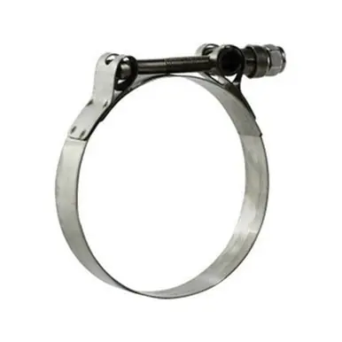 Midland Industries 840500 - T-Bolt Hose Clamp, 5-1/16" Nominal, 4-25/32" Min. Clamp Dia., Stainless