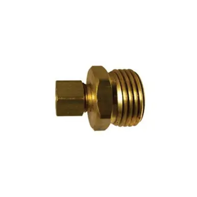 Midland Industries 30136LF - Adapter, 3/4" MGH x 3/8" Compression, Brass