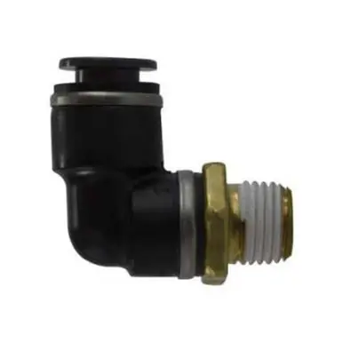 Midland Industries 690804SC - 90° Elbow, 1/2" Push-In x 1/4" MIP, Composite