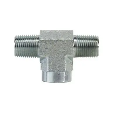 Midland Industries 560144 - Branch Tee, 1/4" Male Pipe x 1/4" Male Pipe x 1/4" Female Pipe, Steel