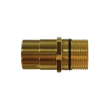 Midland Industries 61053 - Wingnut Nipple, 1" NPT(F), Brass