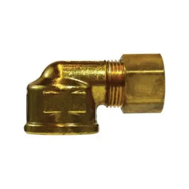 Midland Industries 18286 - Elbow, 3/4" Female Compression x 3/4" FPT, Brass