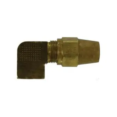 Midland Industries 38253 - 90° Elbow, 1/4" C x 1/4" FIP, Brass