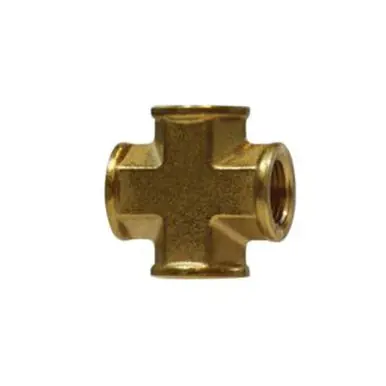 Midland Industries 28049 - Pipe Cross, 1/8" NPT(F)F x 1/8" NPT(F)F x 1/8" NPT(F)F x 1/8" NPT(F)F,