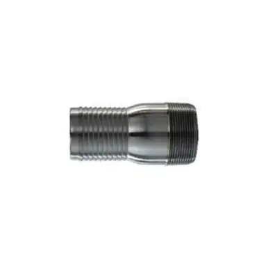 Midland Industries CNT-400CS-S - Heavy-Duty Crimplok Combination Nipple, 4" MIP x 4" Barbed, Steel,