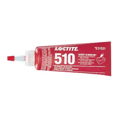 LOCTITE 135474 510 Gasket Eliminator Flange Sealant, High Temp, 50ml Tube, Red
