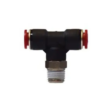 Midland Industries 20689 - Swivel Branch Tee, 12mm Push-In x 1/2" Push-In x 12mm Male BSPT,