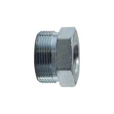 Midland Industries GDS-075-B - High Pressure Double Spud w/ Brass Ring, 3/4" MIP x 1" MIP, Iron