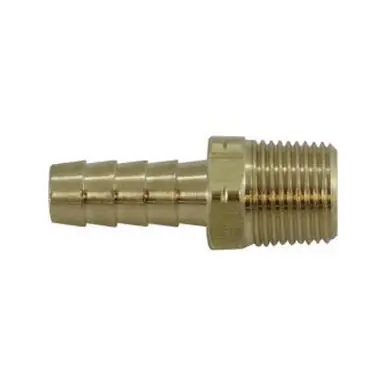 Midland Industries 32457 - Rigid Adapter, 3/4" Hose x 3/4" Male BSPT, Brass