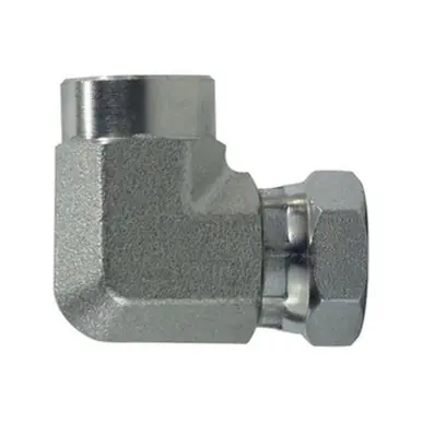 Midland Industries 150264 - Swivel Adapter Union Elbow, 3/8" Female Pipe x 1/4" FNPSM, Steel