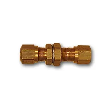 Midland Industries NT62BH-10 - Bulkhead Union, 5/8" 5/8" Brass