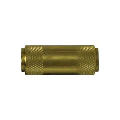 Midland Industries 620400 - Pipe Union, 1/4" Tube OD x 1/4" Tube OD, Brass