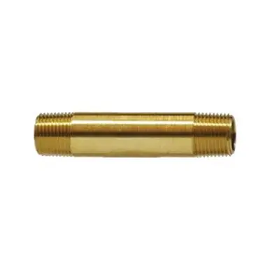 Midland Industries 28493 - Long Nipple, 1/2" NPT(M) x 1/2" NPT(M), 3-1/2", Brass