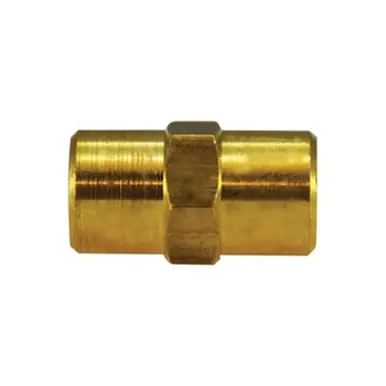Midland Industries 12344 - Japanese Brake Line Union, 3/16" Female Inverted Flared x 3/16" Female