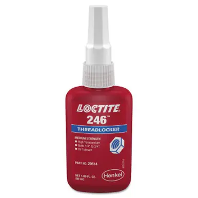 LOCTITE 234172 246 Threadlockers, Medium Strength/High Temp, 50ml, Blue