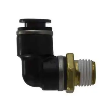 Midland Industries 690806SC - 90° Elbow, 1/2" Push-In x 3/8" MIP, Composite