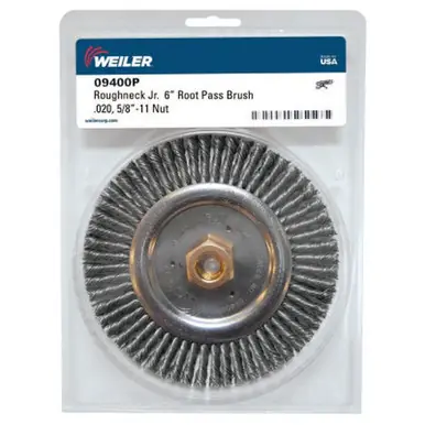 WEILER 09400P Roughneck Stringer Bead Wheel, 6" D, .02 Wire, (5pk)