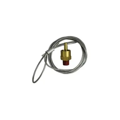 Midland Industries 39596 - Air Tank Drain Pull Valve w/ 4 ft Nylon Cable, 1/4" Nominal Pipe, MPT