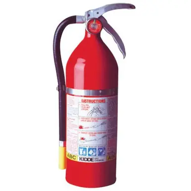 Kidde 468001 ProPlus Multi-Purpose Dry Chemical Fire Extinguisher - ABC Type, 5 lb Cap. Wt.