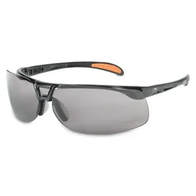 Honeywell S4201HS Protege Eyewear, Gray Lens, Polycarbonate, HydroShield Anti-Fog, Black Frame