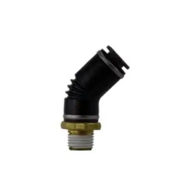Midland Industries 541206SC - 45° Elbow, 3/4" Tube OD x 3/8" Male NPTF, Composite