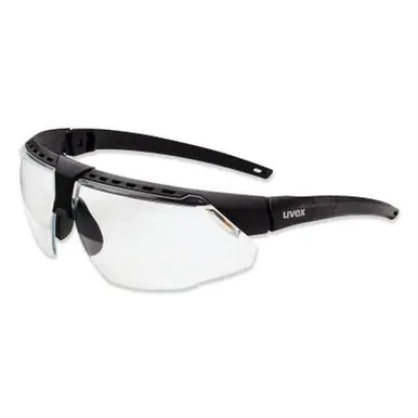 Honeywell S2850 Avatar Eyewear, Clear Lens, Hard Coat, Black Frame