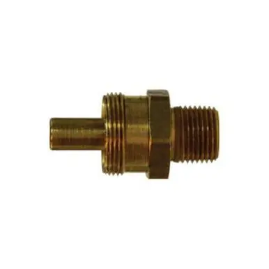 Midland Industries 38325 - Adapter Body, 3/8" Hose x 3/8" MPT, Brass
