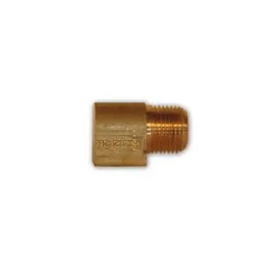 Midland Industries 49IF-66 - 90° Elbow, 3/8" Female Inverted Flared x 3/8" NPT(M)F, Brass