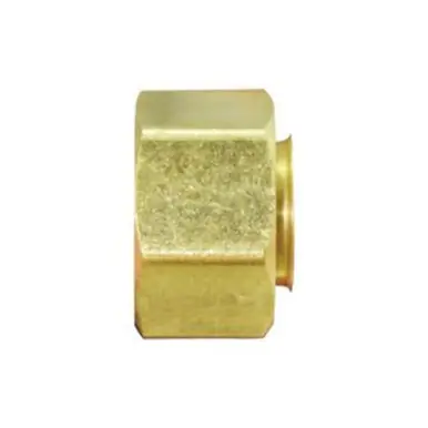 Midland Industries 30017 - Straight Rigid Adapter, 3/4" FGH x 1/4" FIP, Brass