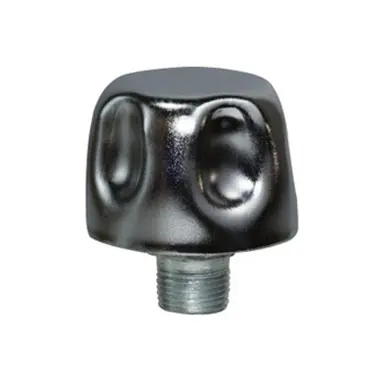 Midland Industries MB4006 - Screw-On Air Breather, 3/8" Nominal, MPT, Steel, Chrome-Plated