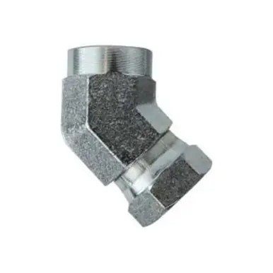 Midland Industries 150488 - 45° Swivel Adapter Elbow, 1/2" FPT x 1/2" FNPSM, Steel