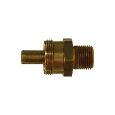 Midland Industries 38326 - Adapter Body, 3/8" Hose x 1/2" MPT, Brass